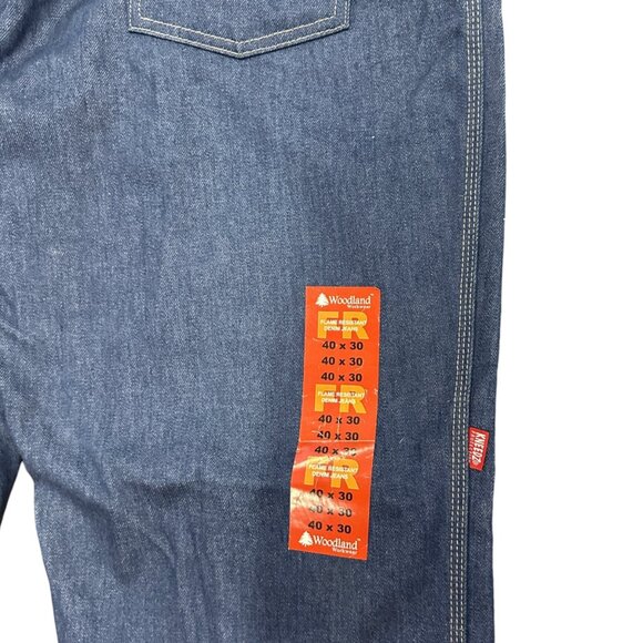 Woodland Westex Ultra Soft Jeans 40x30 Built-in Knee Pads Flame Resistant HRC2 - Picture 12 of 16